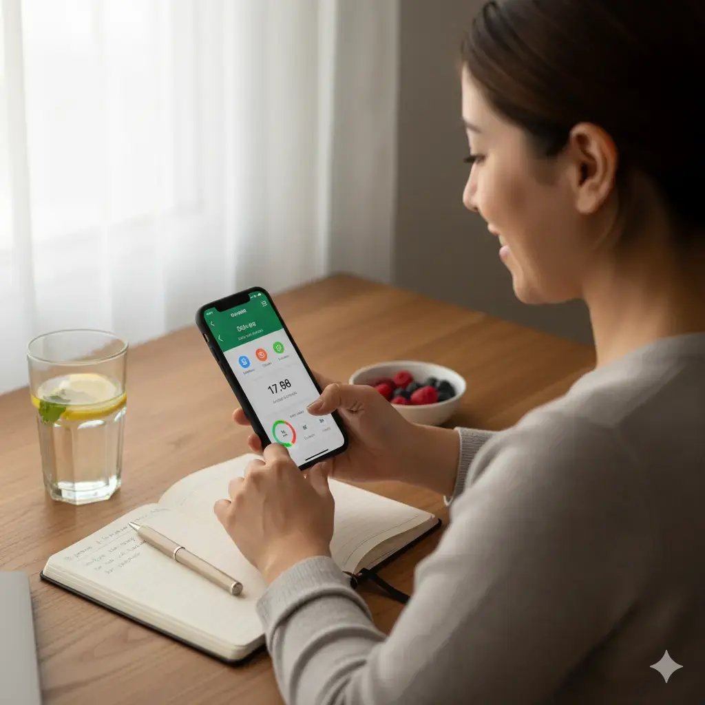 App de salud para registrar su ingesta de alimentos