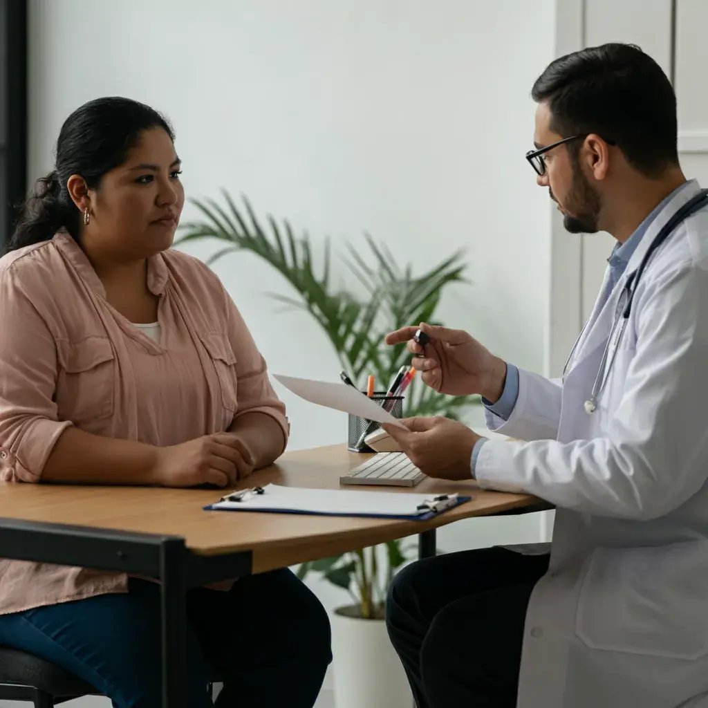 Consulta y tratamiento médico