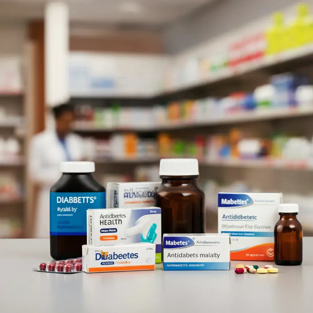 Diferentes medicamentos antidiabéticos