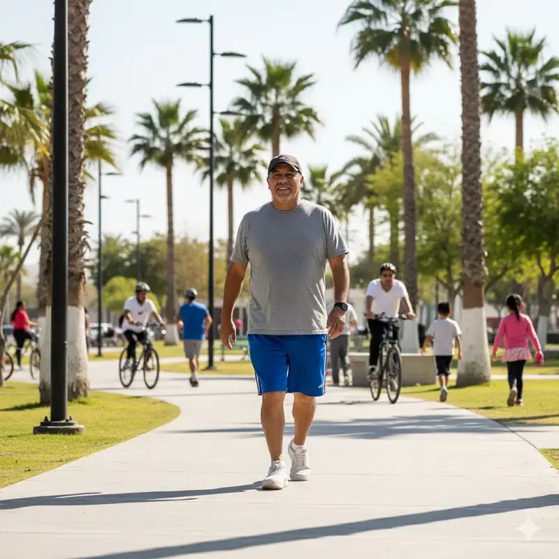Haciendo ejercicio en tijuana