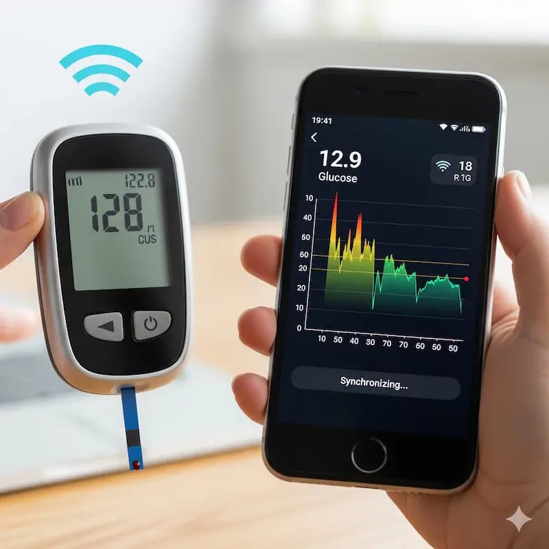 Medidor glucómetro