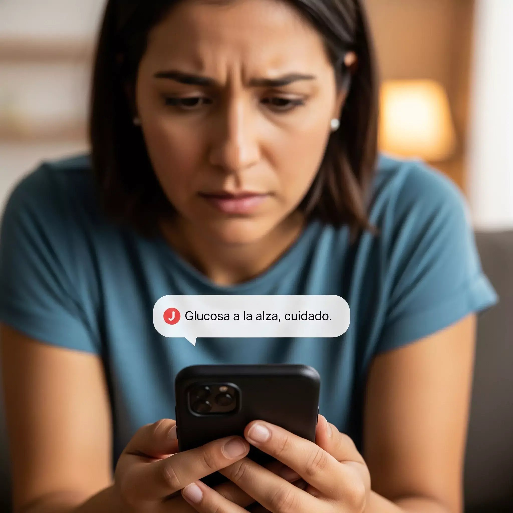 Mensaje de Ia avisando