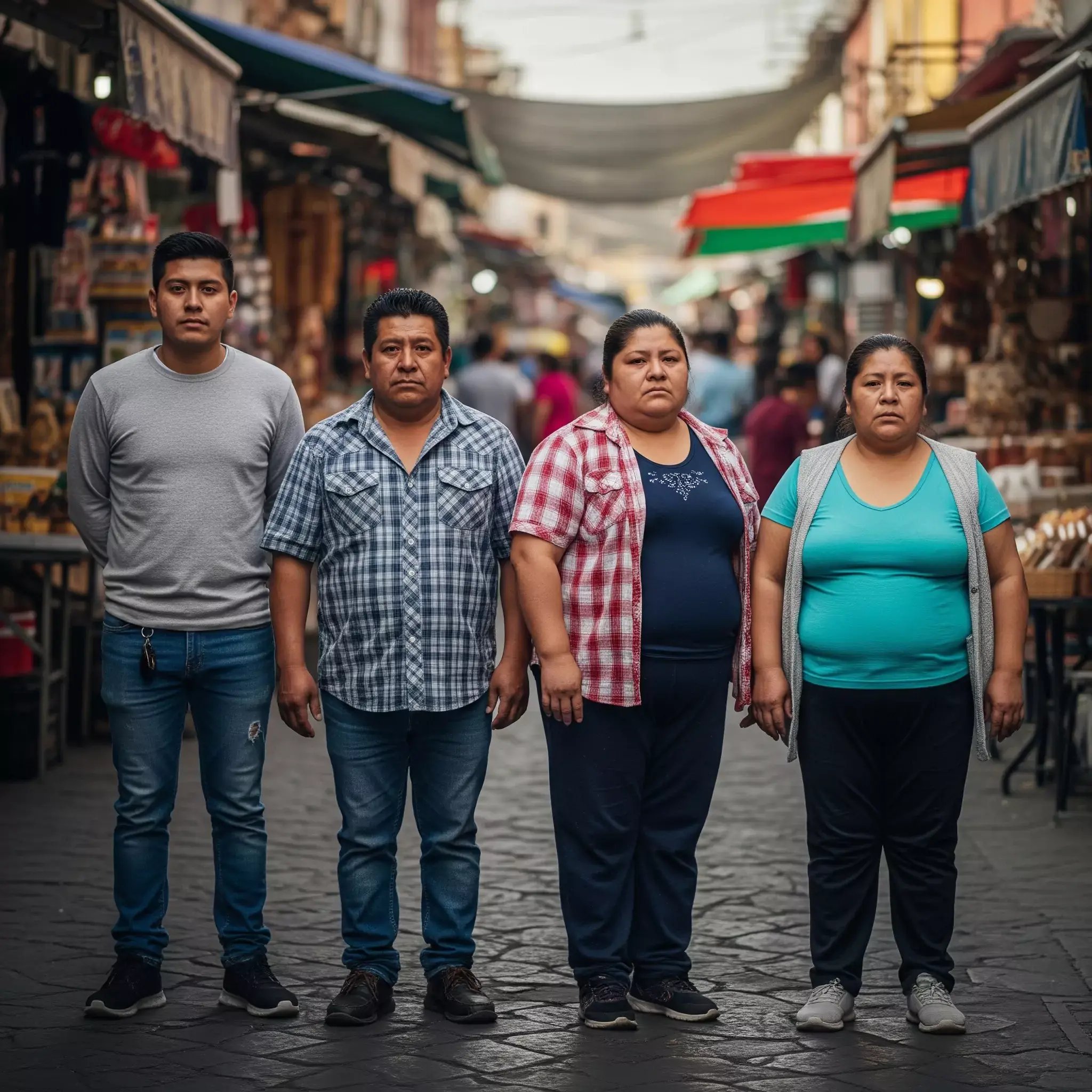 Mexicanos con obesidad