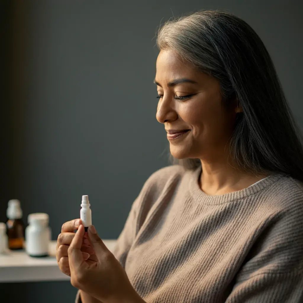 Mujer utilizando dpp4