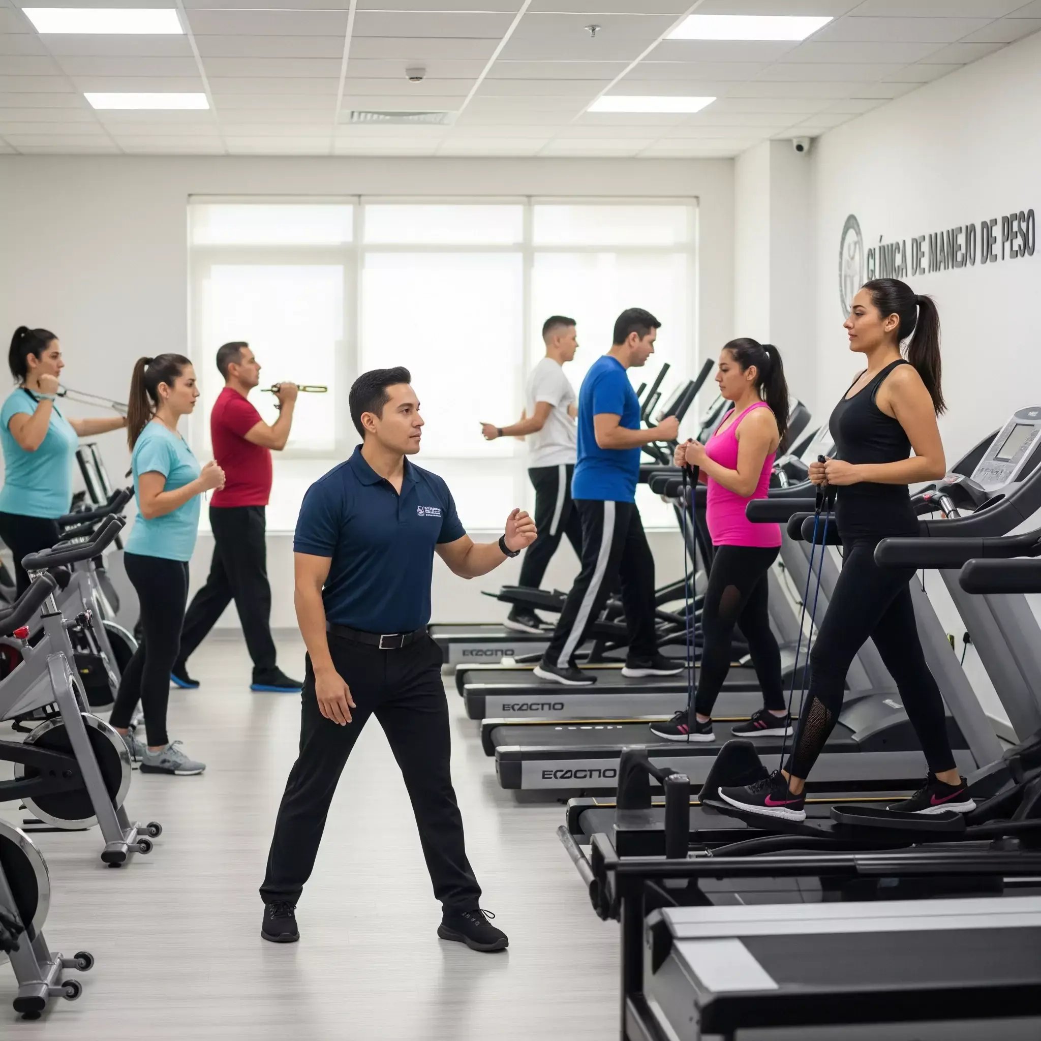 Personas haciendo ejercicio