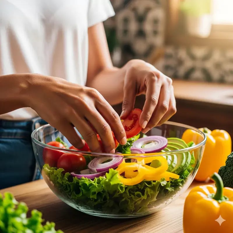 Preparación de alimentos saludables