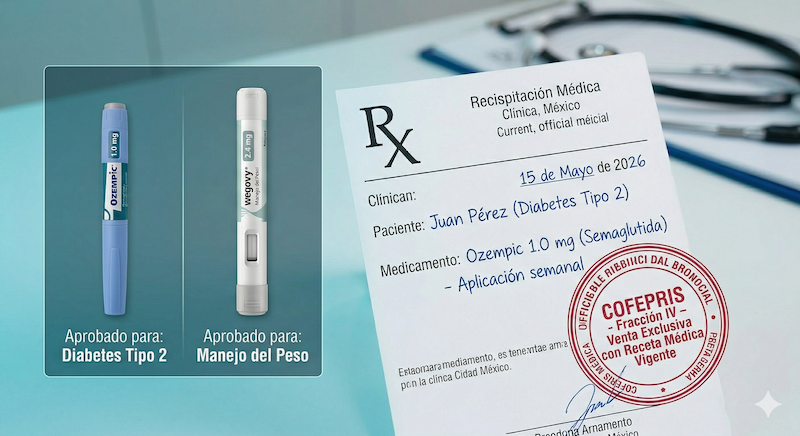 Receta necesaria para Ozempic