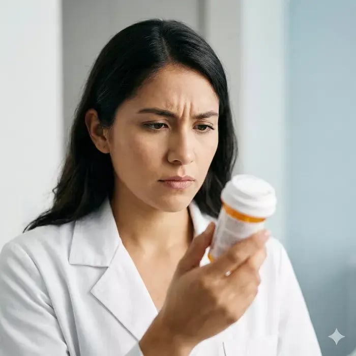 Revisando medicamentos para definir su procedencia