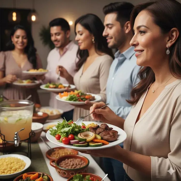 Todos comiendo sano aunque