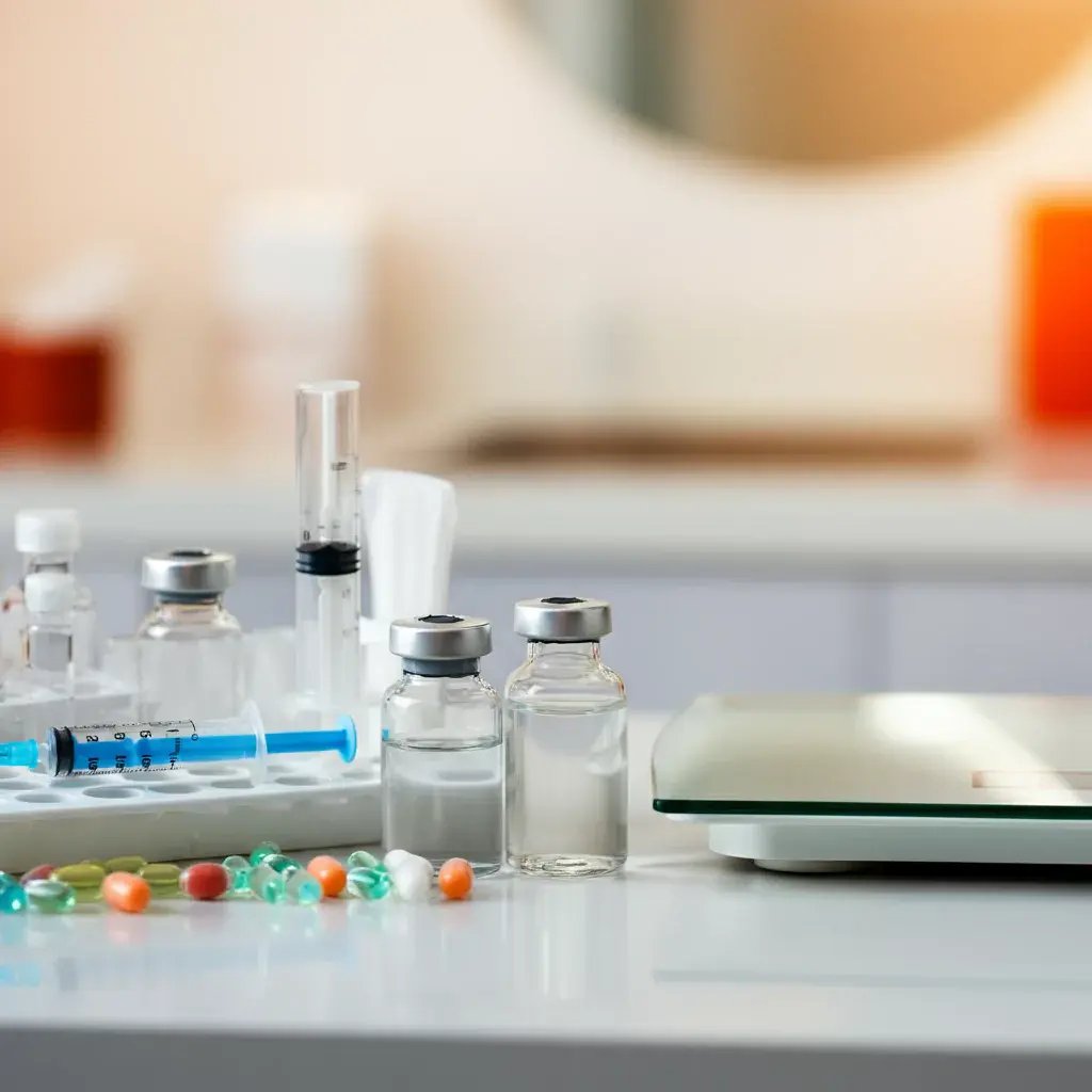 Variedad de medicamentos para bajar de peso