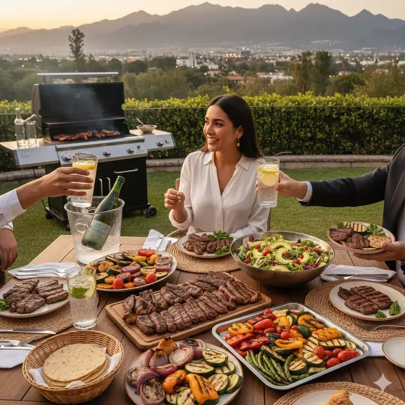 cultura de la carne asada en Monterrey de forma estratégica