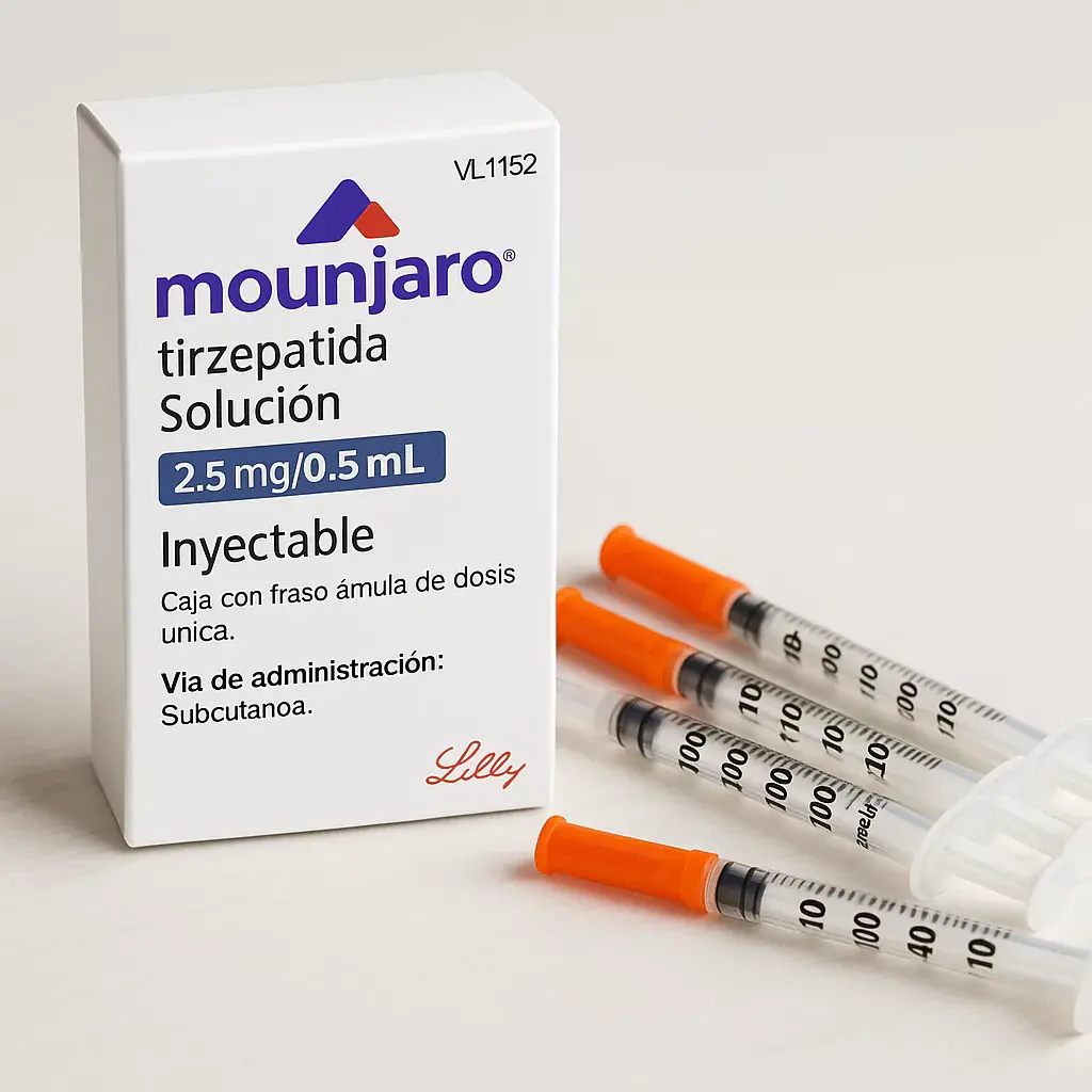 Uso de mounjaro en vial